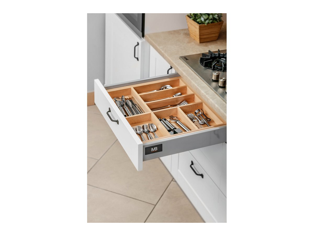 Portaposate in legno Faggio Modern Box-Axis per Cassetto varie misure | GTV - immagine 11